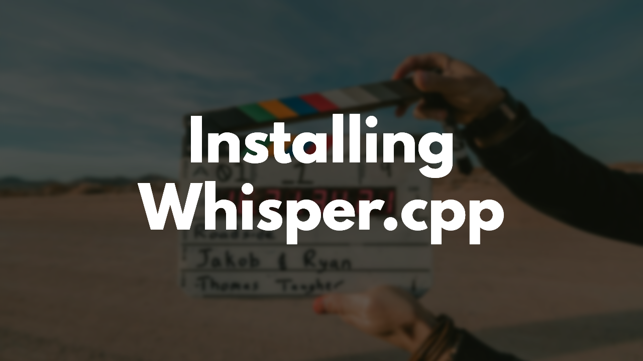 Install and Running Whisper.cpp from Ruby thumbnail image