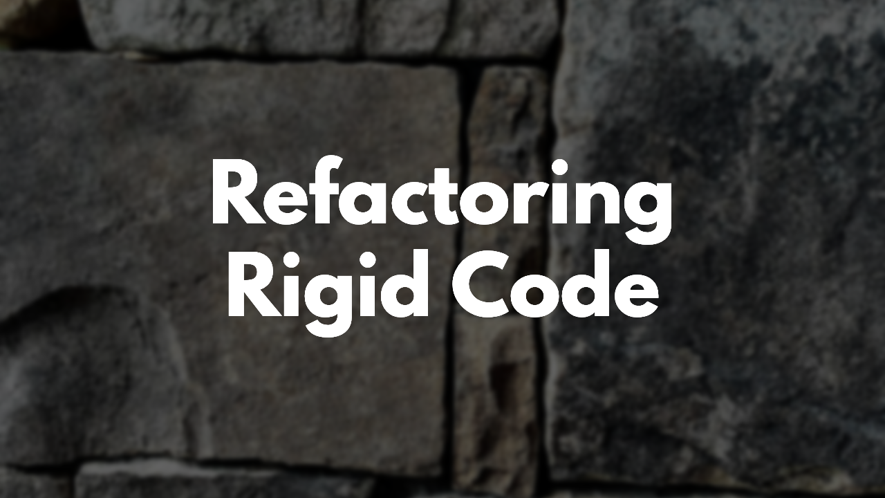 Refactoring Rigid Code thumbnail image